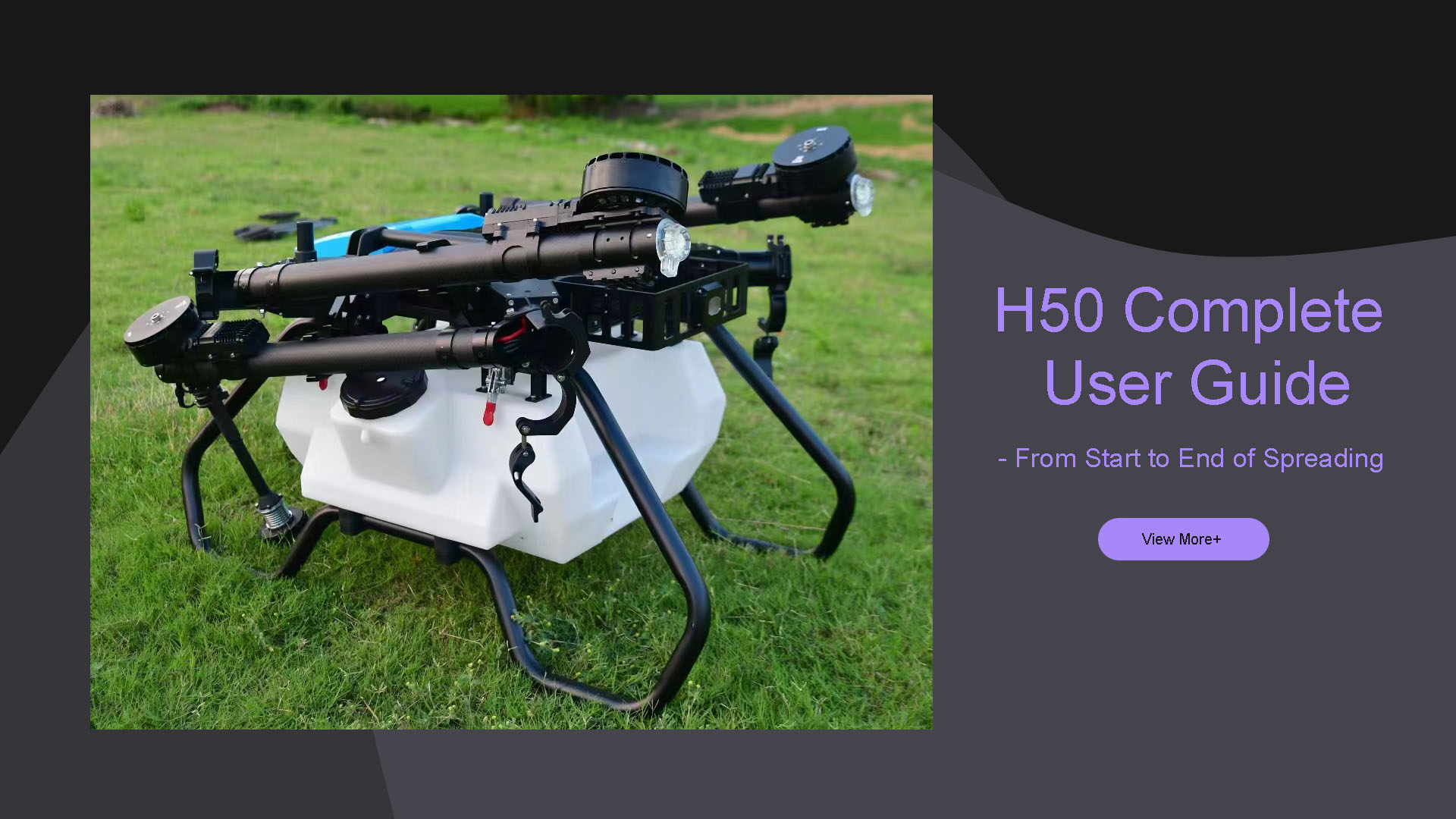 H50 Complete User Guide - From Start-up to End of Spreading